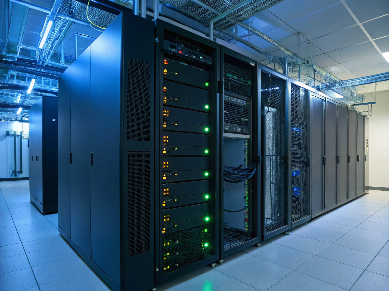 Network and server infrastructure supporting business technology